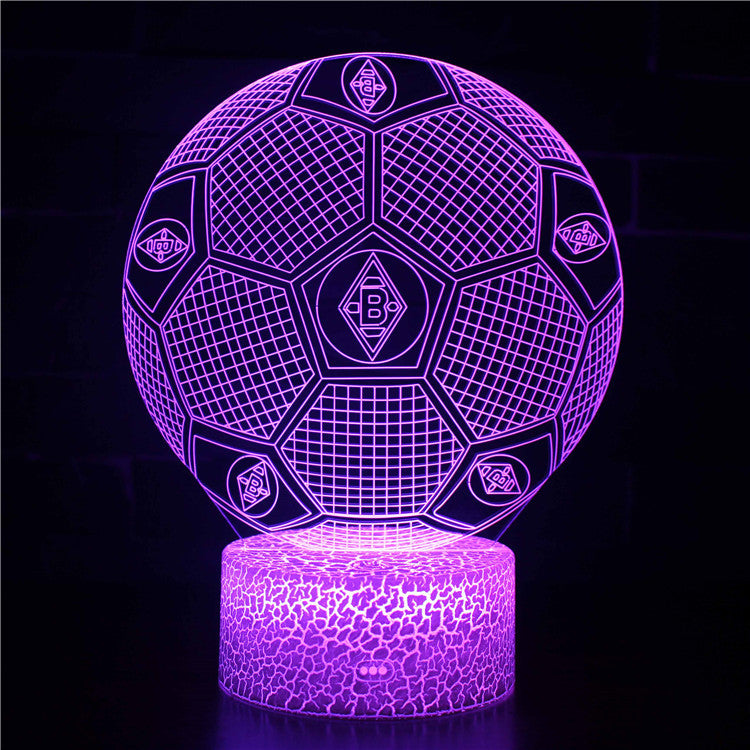 Foot Lampe LED 3D Illusion - Veilleuse - Ambiance