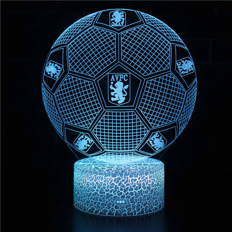 Foot Lampe LED 3D Illusion - Veilleuse - Ambiance