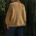 Pull Femme à Sequins en Mohair Lumière