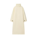 Manteau Long Femme à Col Montant