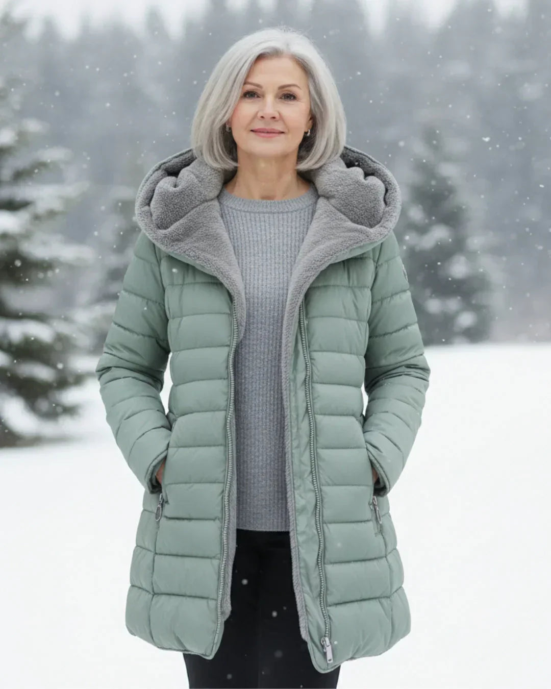Olivia | Manteau d'hiver matelassé