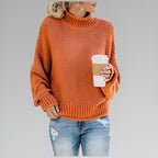 Amy - Pull Roulé Contemporain et Chaud