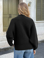 Pull Femme Motif Chevron Noir & Blanc MonoChic