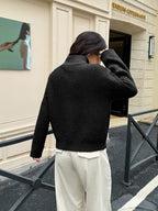 Pull Femme Col Semi-Montant