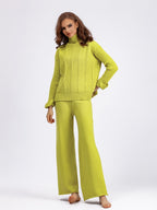 Ensemble Pull & Pantalon Large en Maille