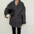 Manteau Court Femme Style Hepburn