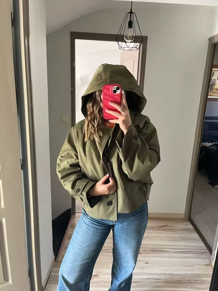 Veste Coupe-Vent à Capuche