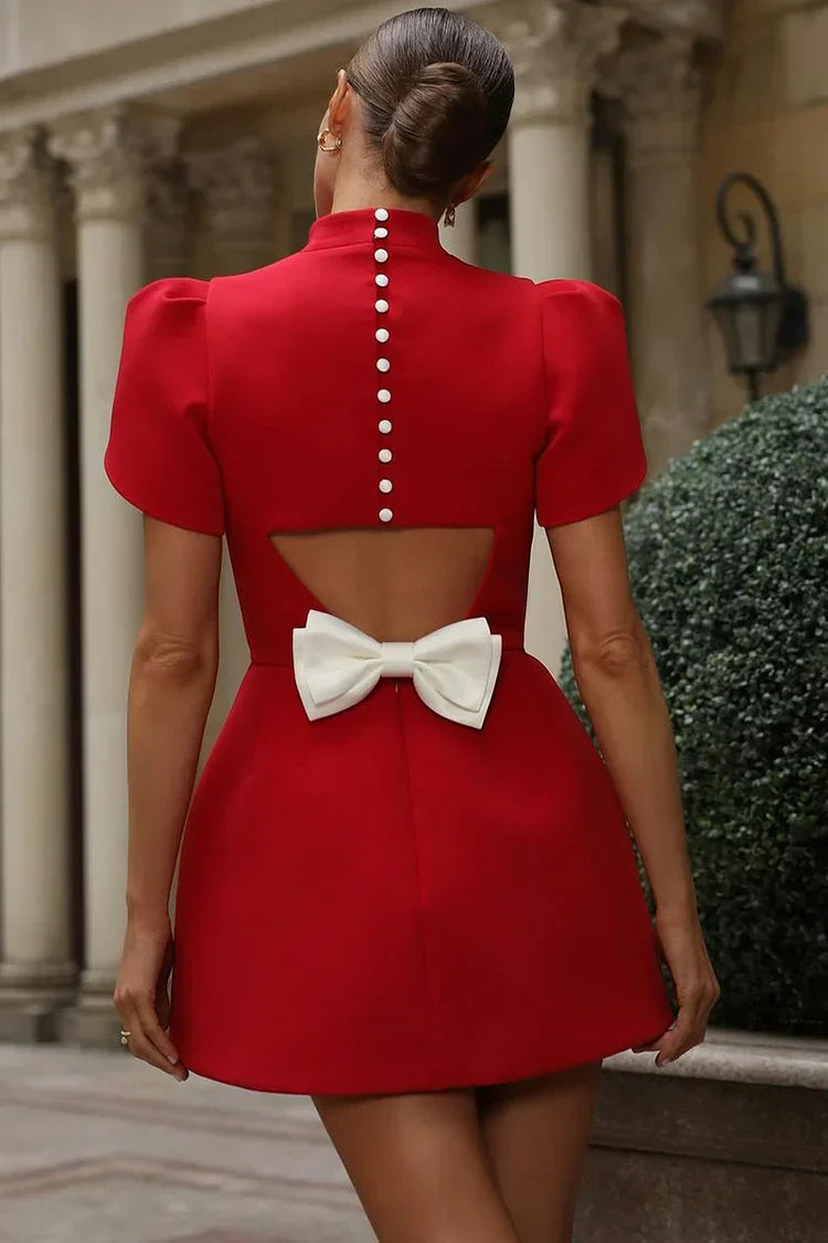 Camille | Robe Mini Cocktail Mignonne Tendance Élégante