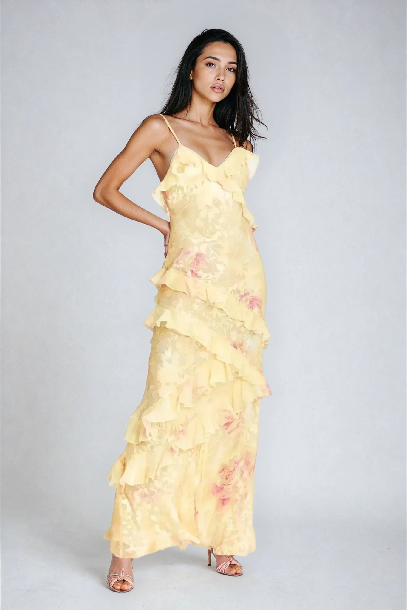 Léa | Robe Maxi Formelle d'Été Tendance Élégant