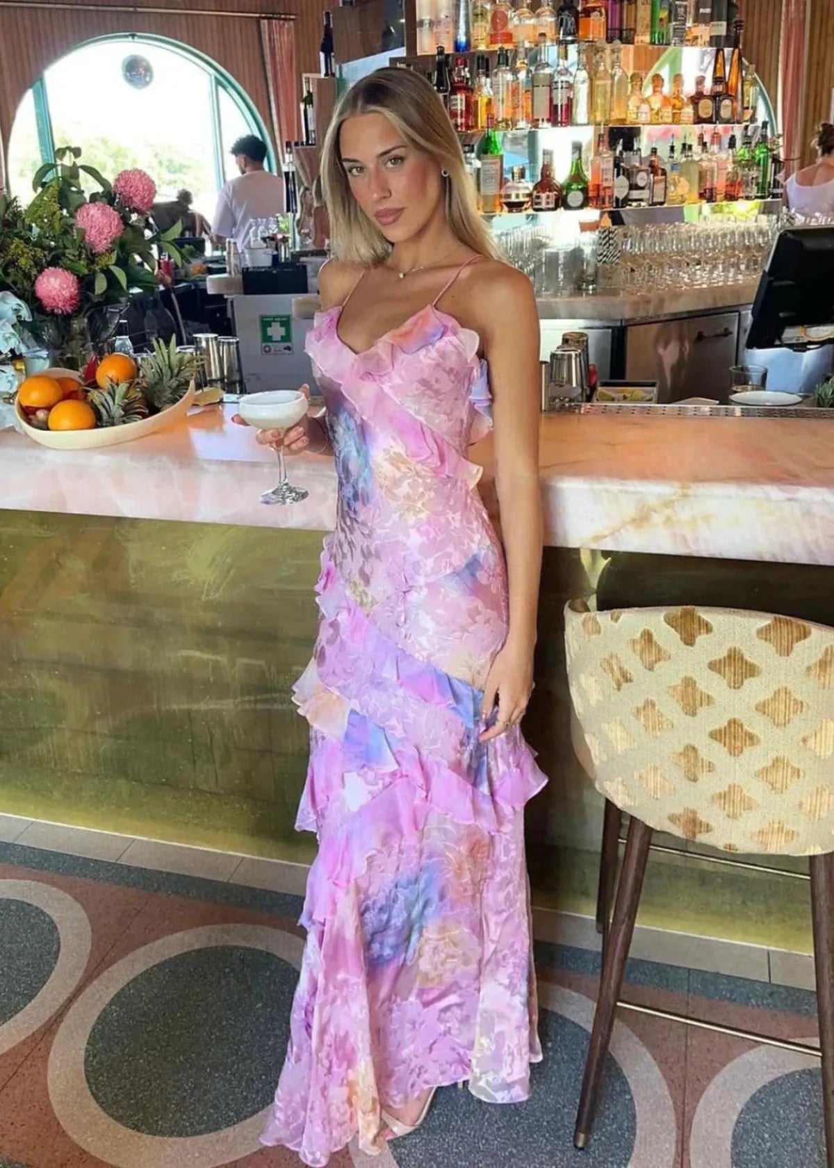 Léa | Robe Maxi Formelle d'Été Tendance Élégant
