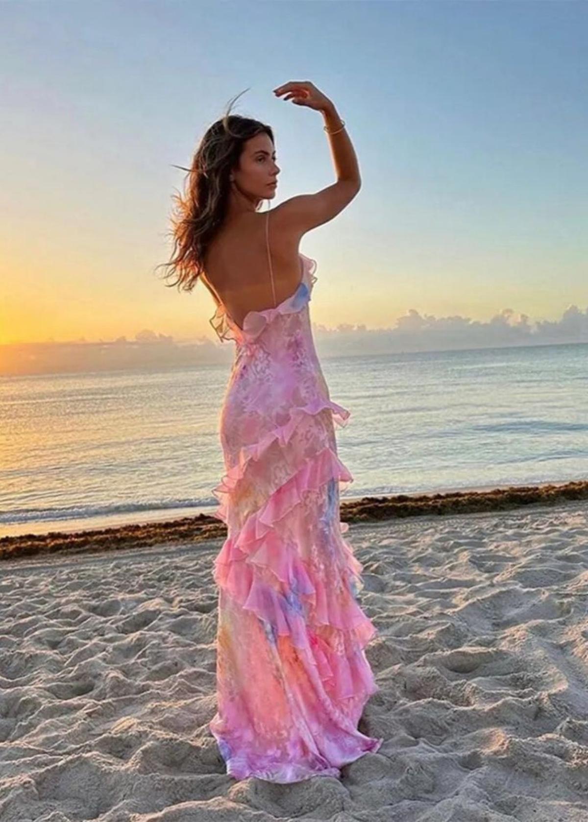 Léa | Robe Maxi Formelle d'Été Tendance Élégant