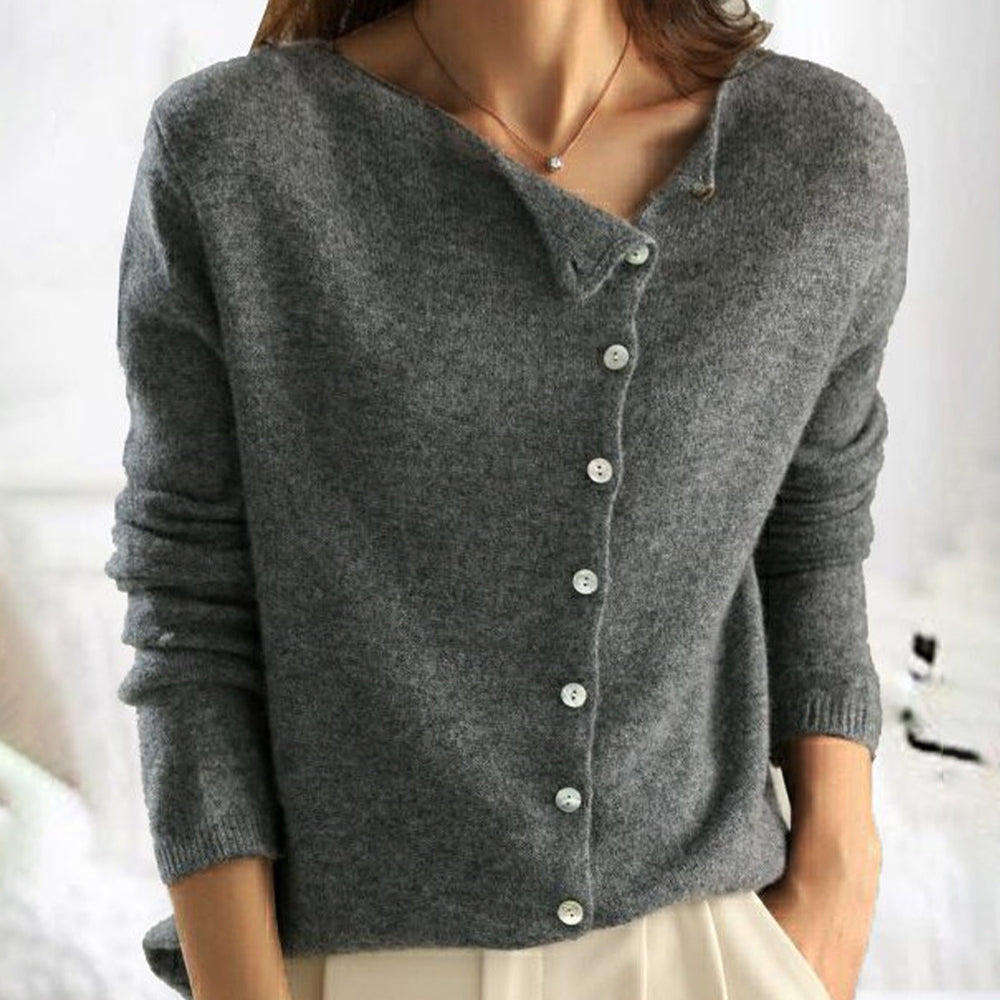 Camille | Cardigan en Cachemire Tendance Printanier Élégant