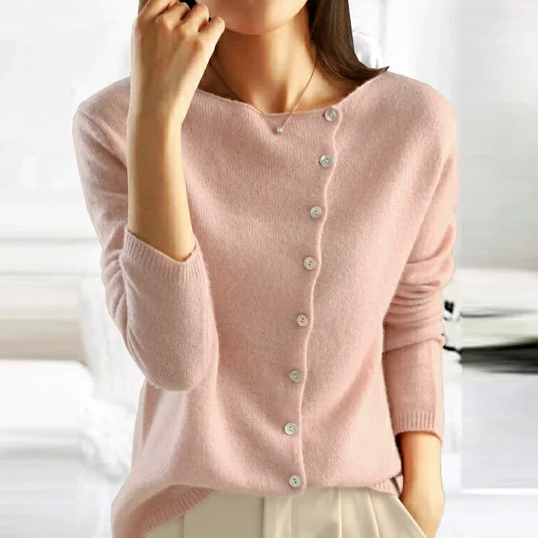 Camille | Cardigan en Cachemire Tendance Printanier Élégant