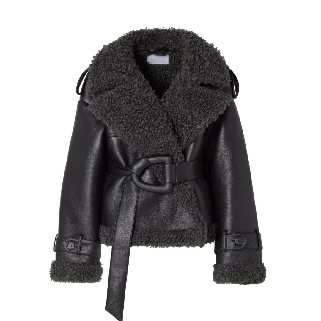Manteau Ceinturé Clara™ – Élégance urbaine & chaleur raffinée