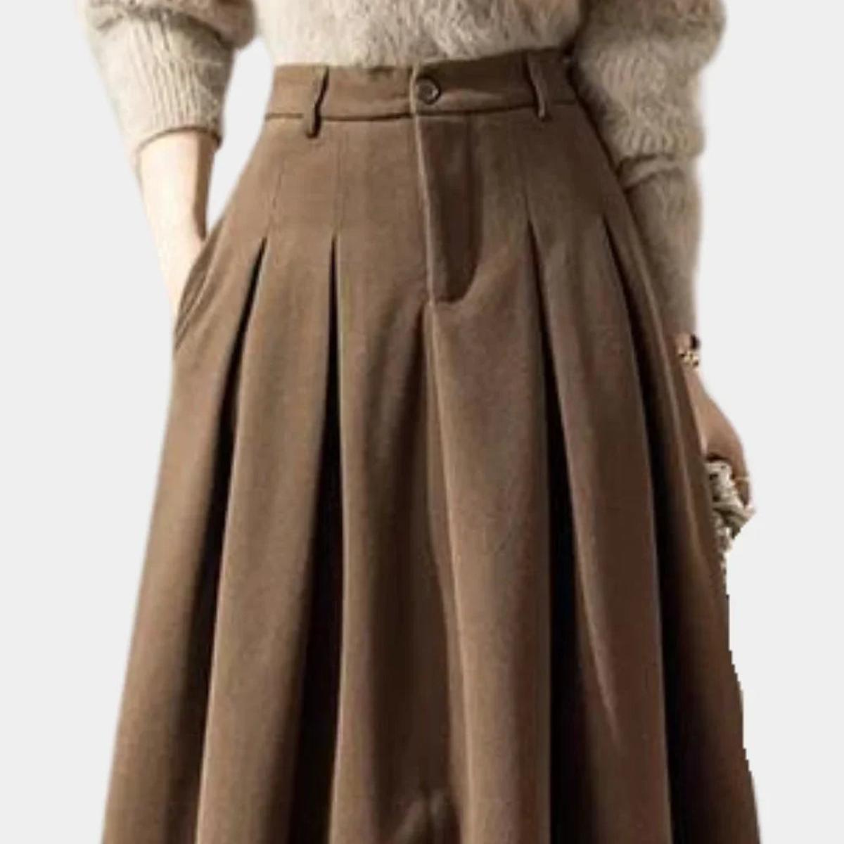 Jupe A-Line en Laine Tendance Printemps