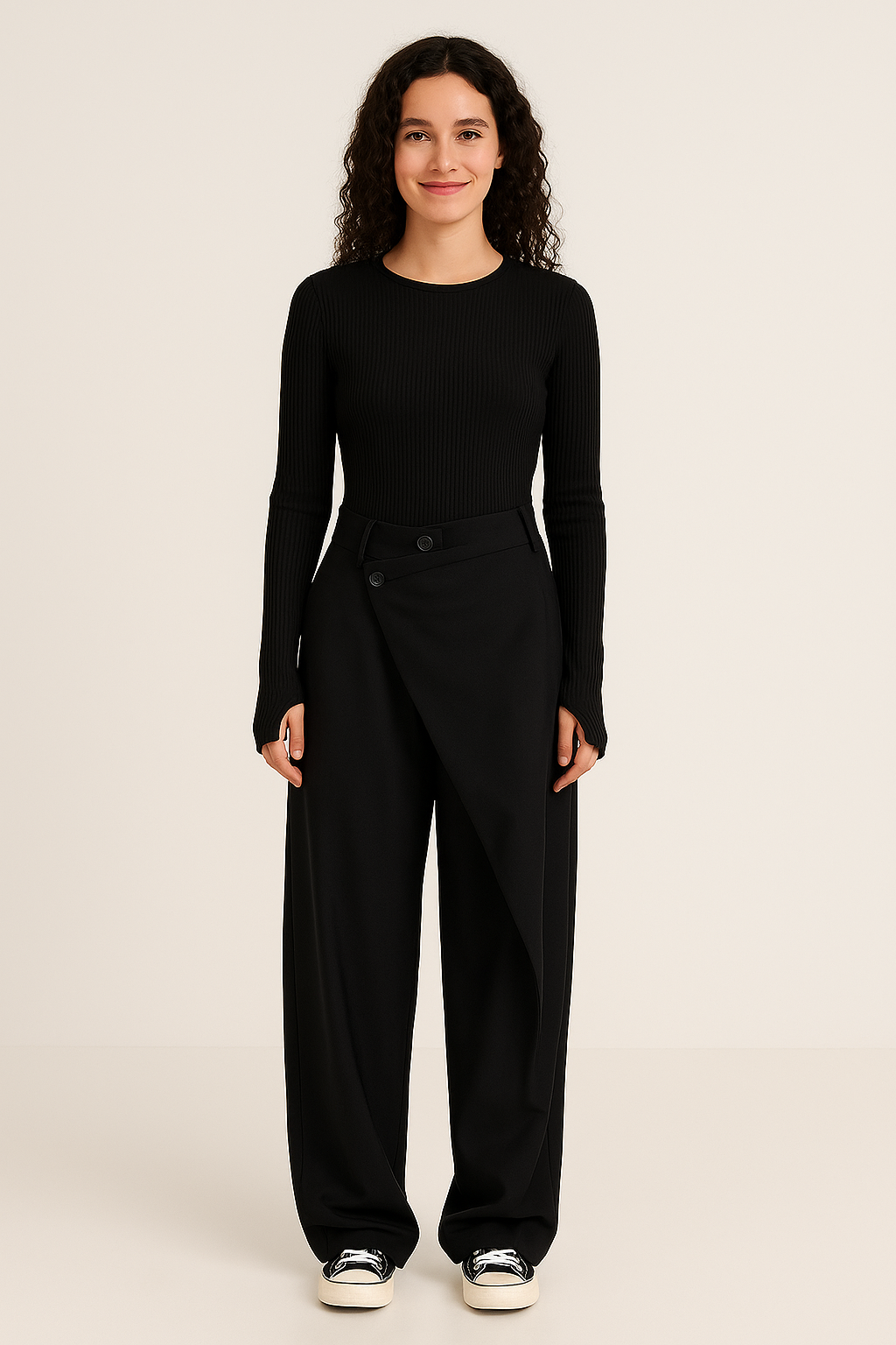 Pantalons Asymétriques Décontractés Tendance Printemps
