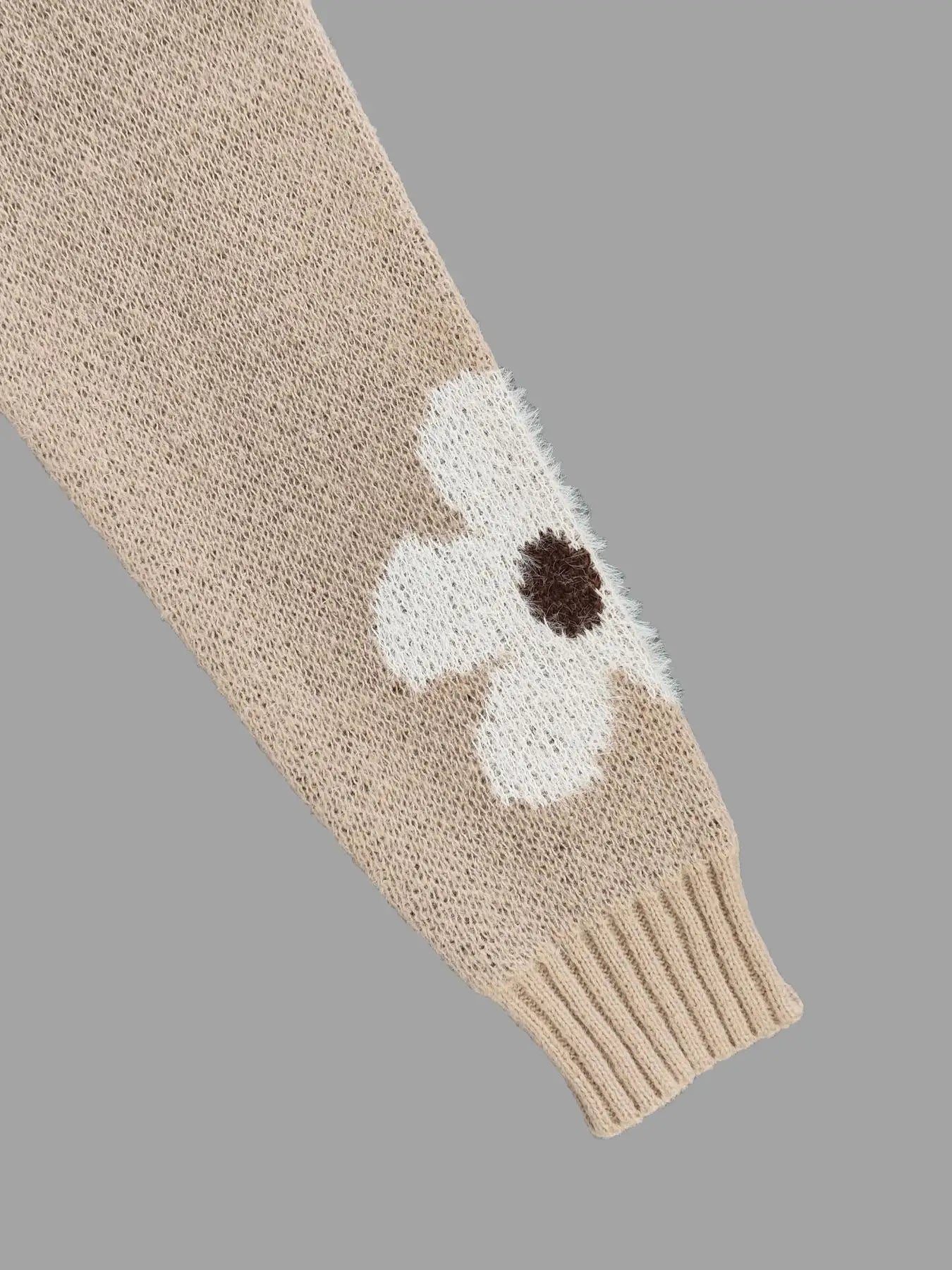 Camille | Pull en Maille Col Rond Tendance Élégant