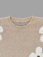 Camille | Pull en Maille Col Rond Tendance Élégant