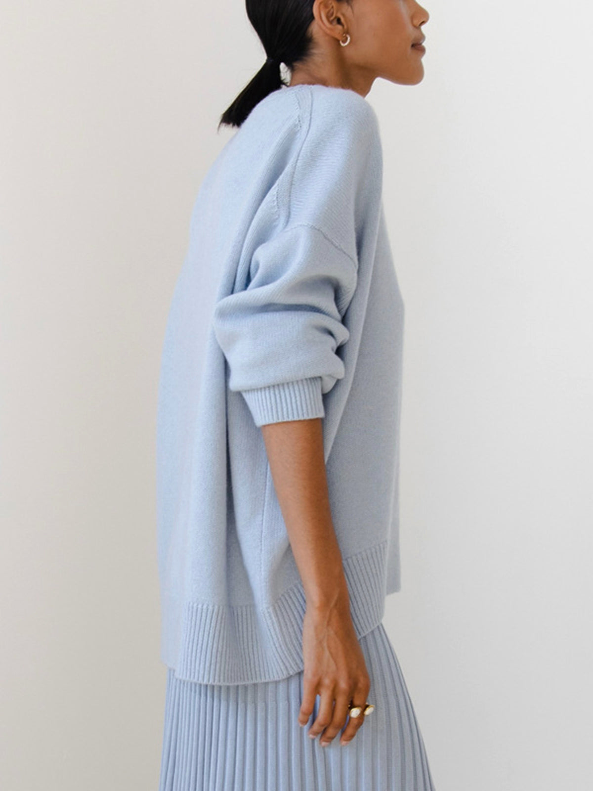 Clara | Pull Oversize à Col Rond Tendance Élégant