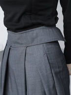 Pantalons à Taille Velcro Tendance à Jambes Larges