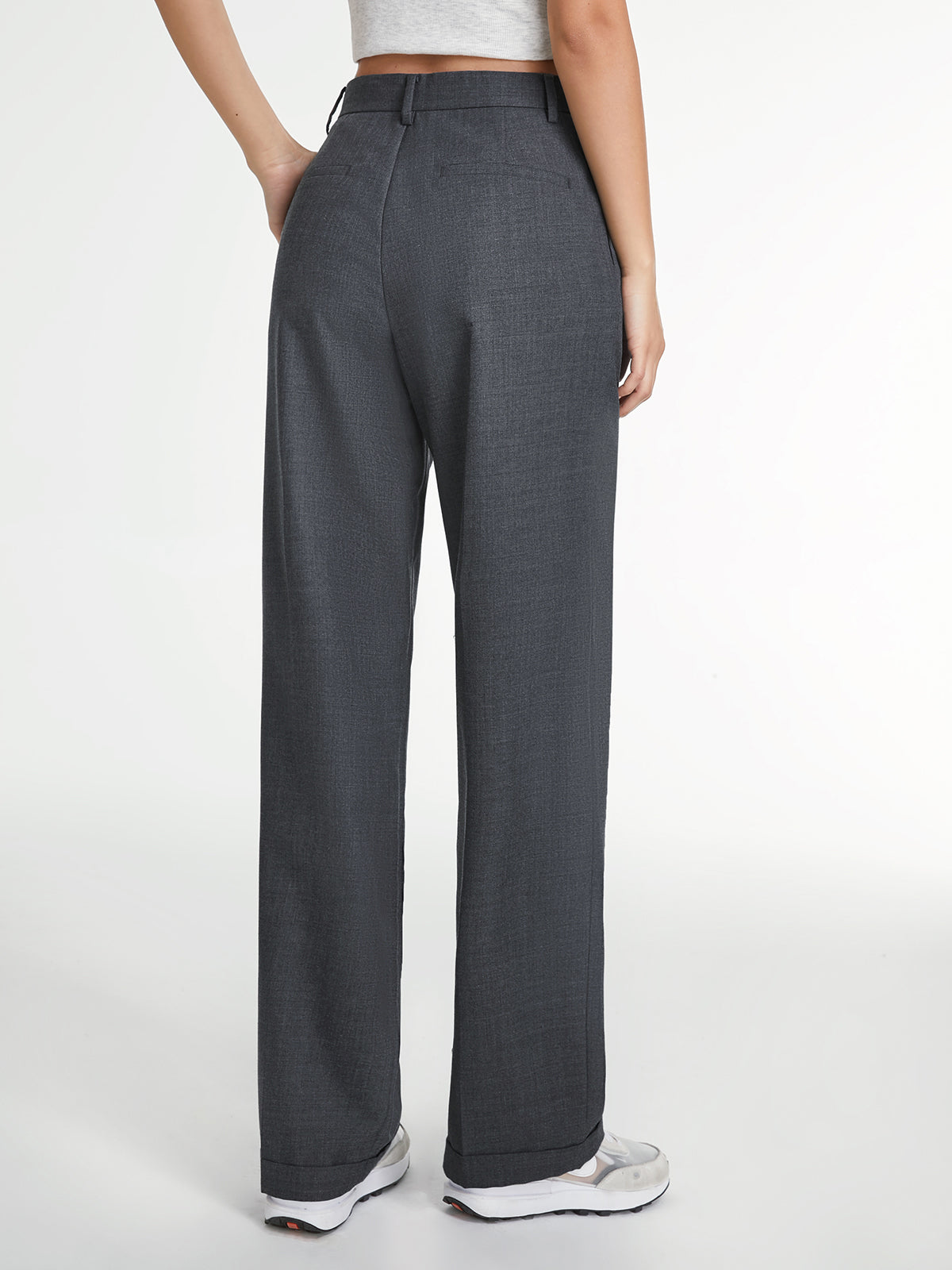 Pantalons Habillés Droits Tendance pour Printemps