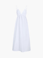 Camille | Robe Maxi Cocktail Coton Tendance Élégant