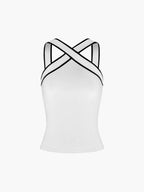Claire | Débardeur Croisé Tendance Printanier Élégant