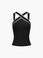 Claire | Débardeur Croisé Tendance Printanier Élégant