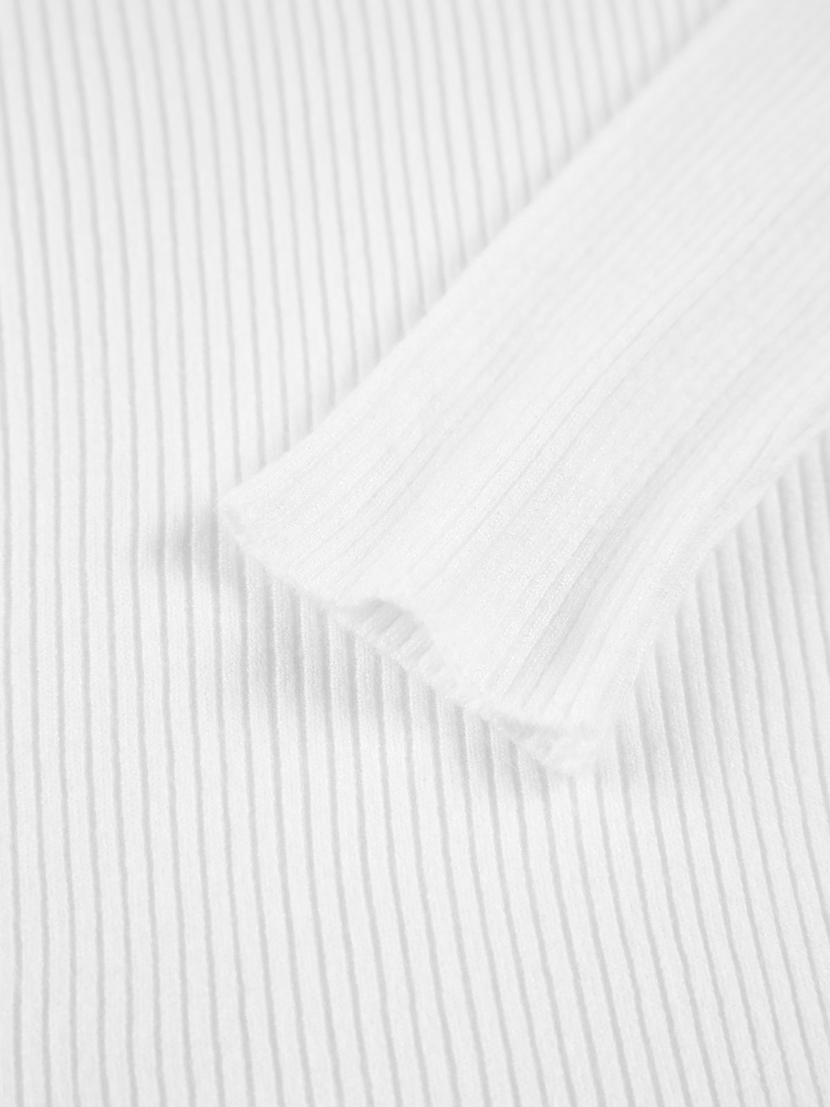 Cleo | Haut à Col Roulé Côtelé Tendance Élégant