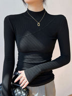 Chloé | Haut à Col Montant Tendance Élégant
