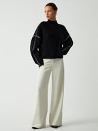 Emma | Pull Oversize Col Montant Tendance Élégant