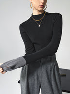 Camille | Pull en Maille Contrasté Tendance Élégant