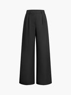 Pantalon Tailleur à Jambe Large Tendance Printemps