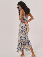 Chloé | Robe Maxi à Bretelles Spaghetti Tendance Élégant