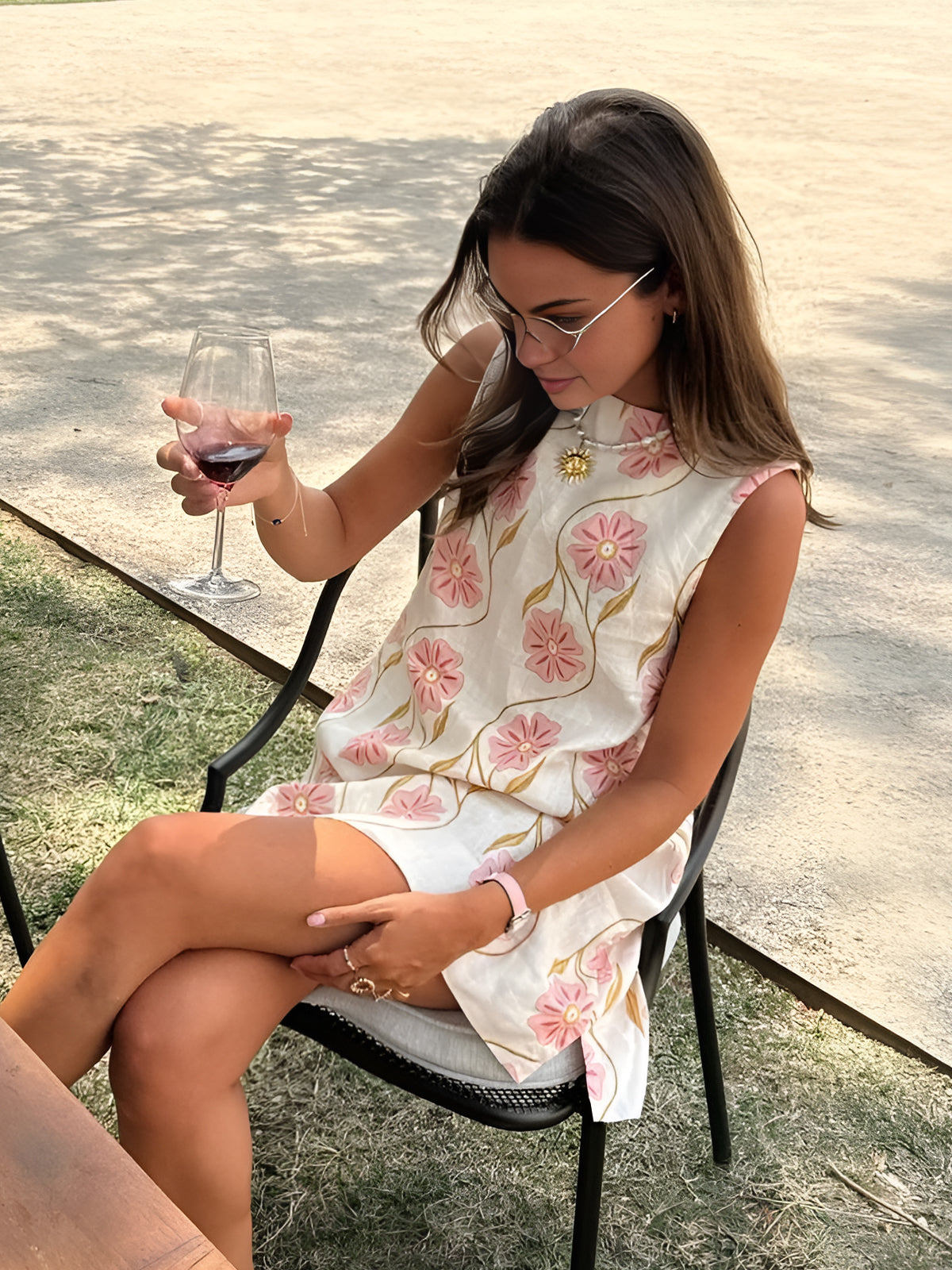 Élise | Robe Mini d'Été Imprimé Floral Tendance Effortless