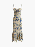Chloé | Robe Maxi à Bretelles Spaghetti Tendance Élégant