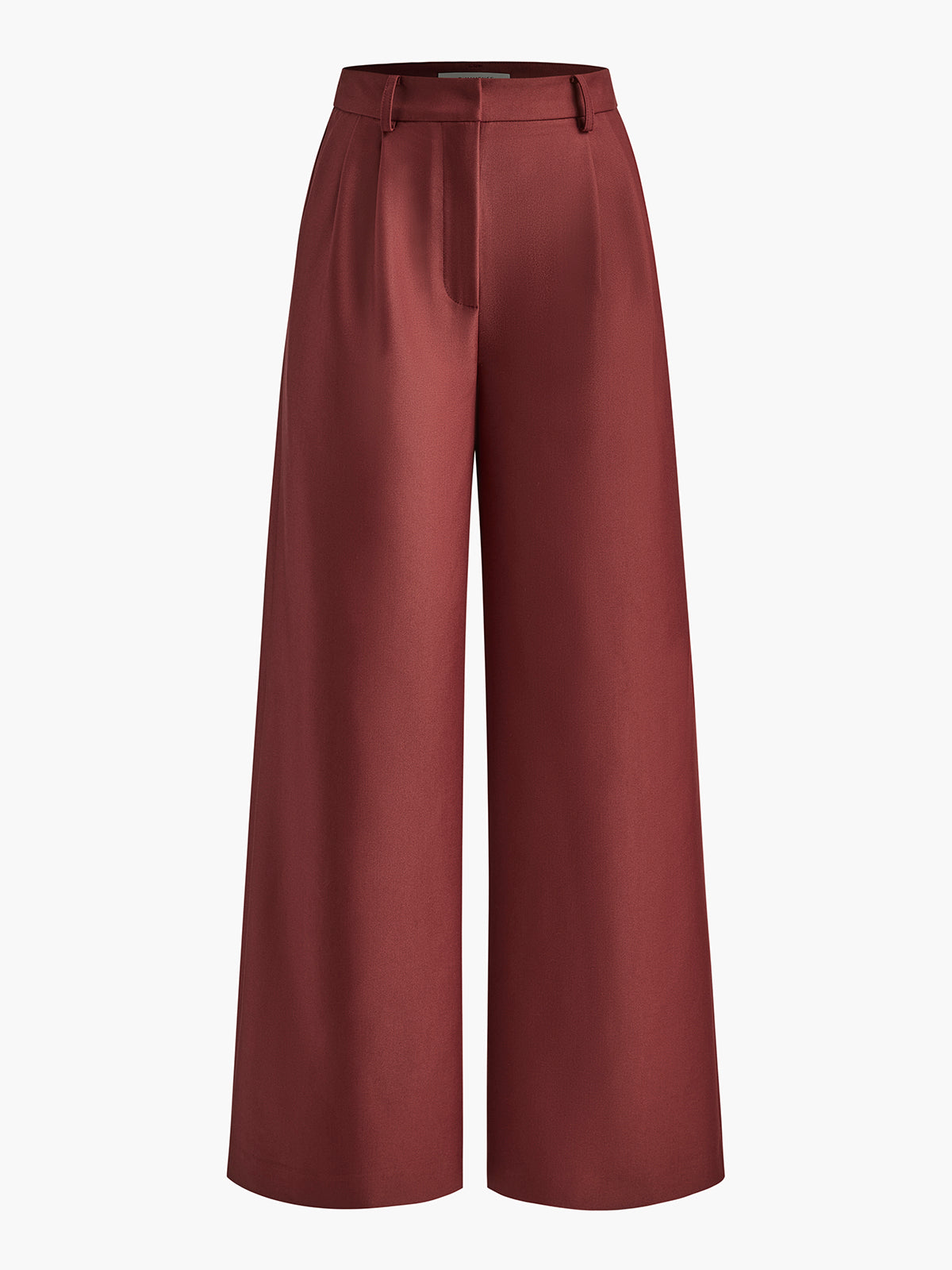 Pantalon Tailleur à Jambe Large Tendance Printemps