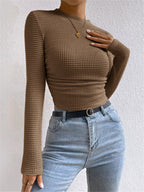 Camille | Haut à manches longues Tendance Effortless