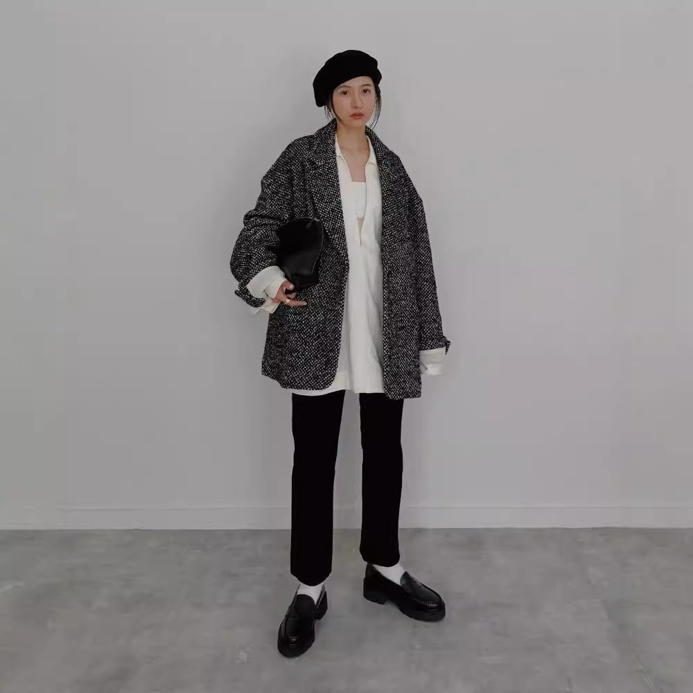 Manteau Court Femme Style Hepburn