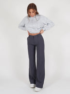 Pantalon Large Taille Haute Tendance pour Femmes