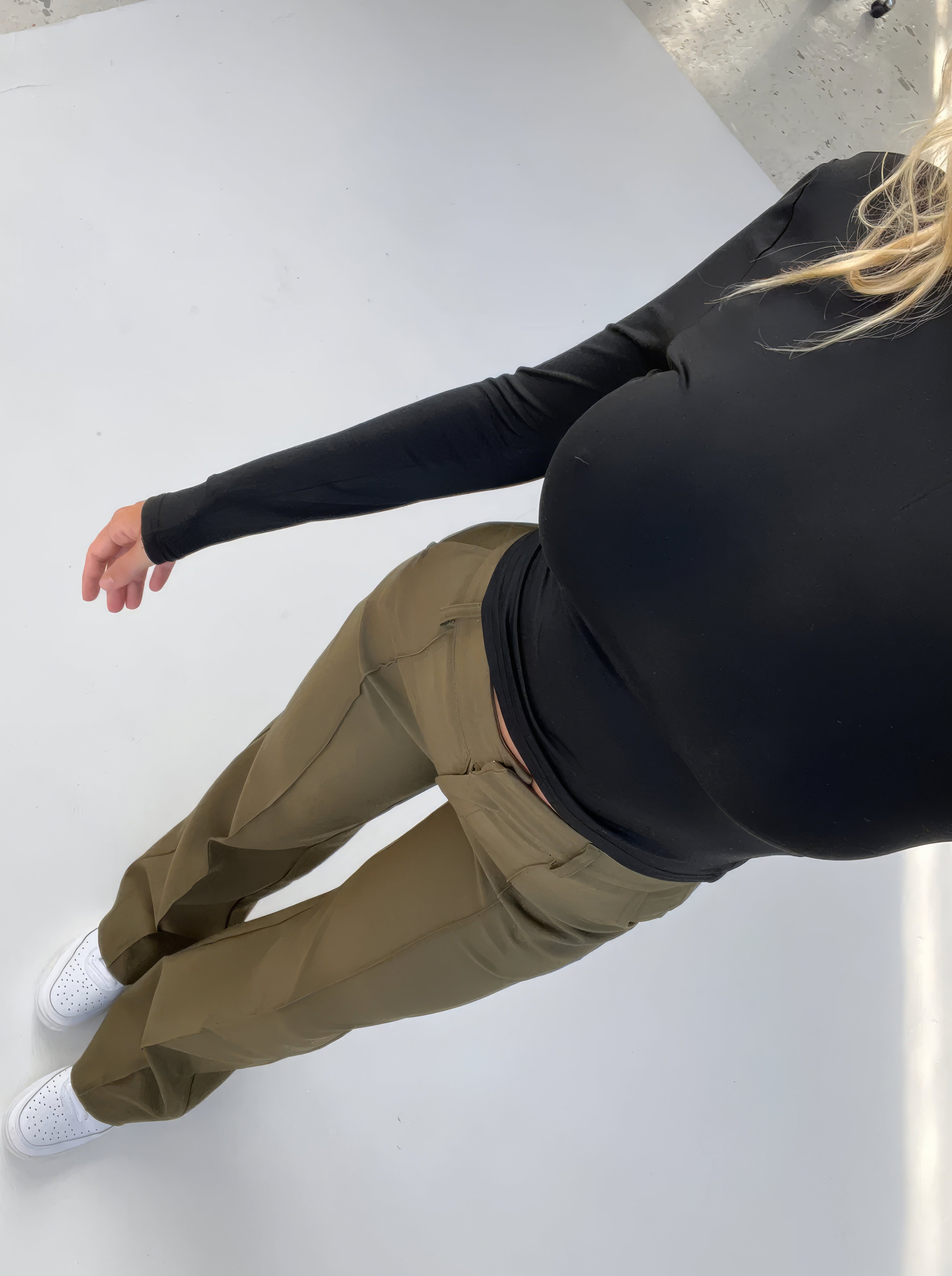 Pantalon Large Taille Haute Tendance pour Femmes