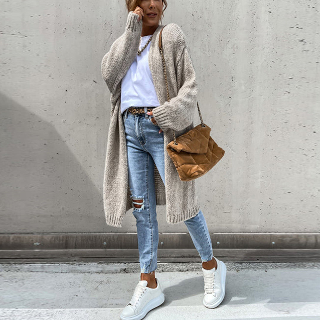 Aurore - Cardigan Tricot Confort Luxe Femme