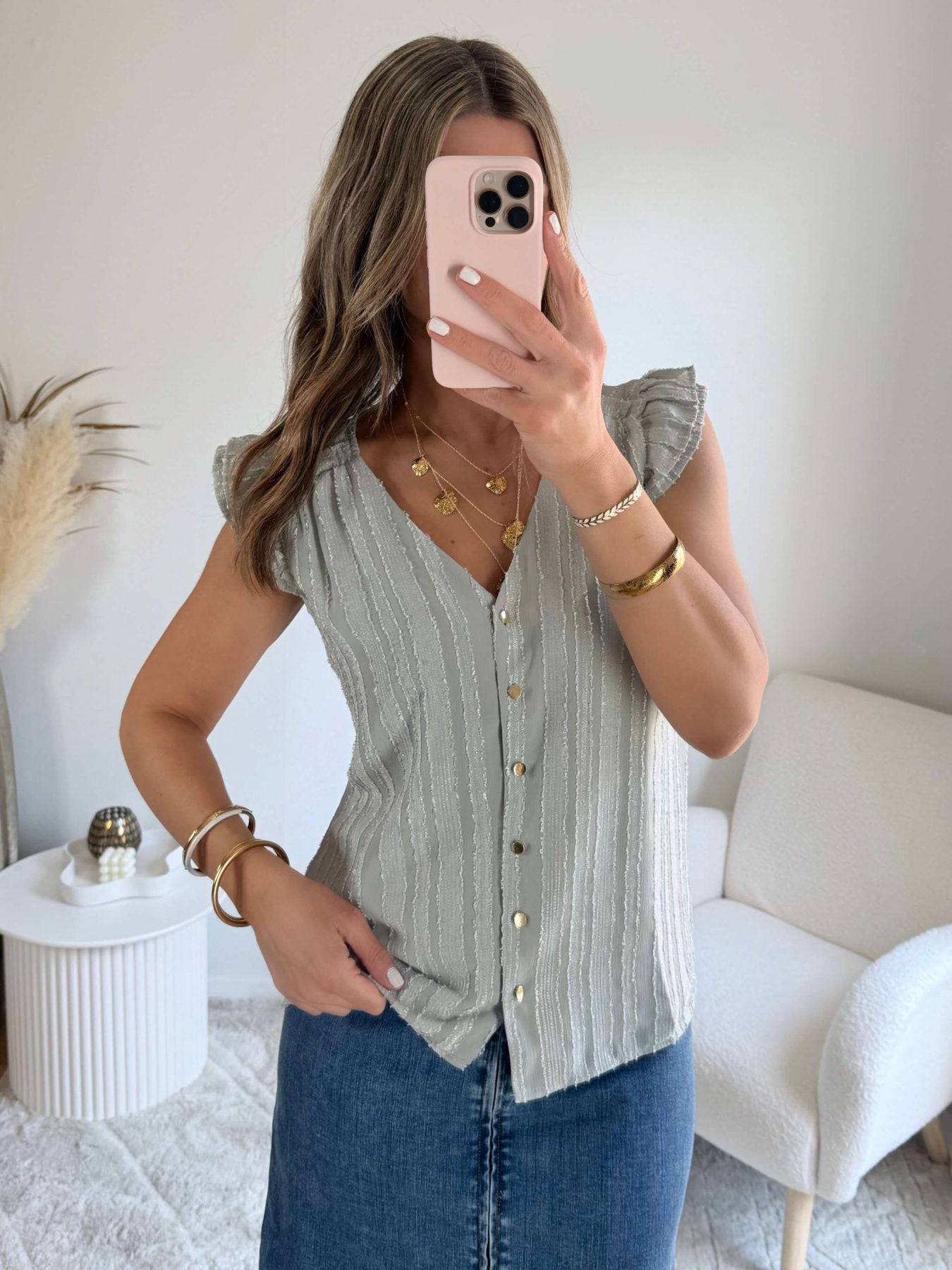 Blouse verte - Laly