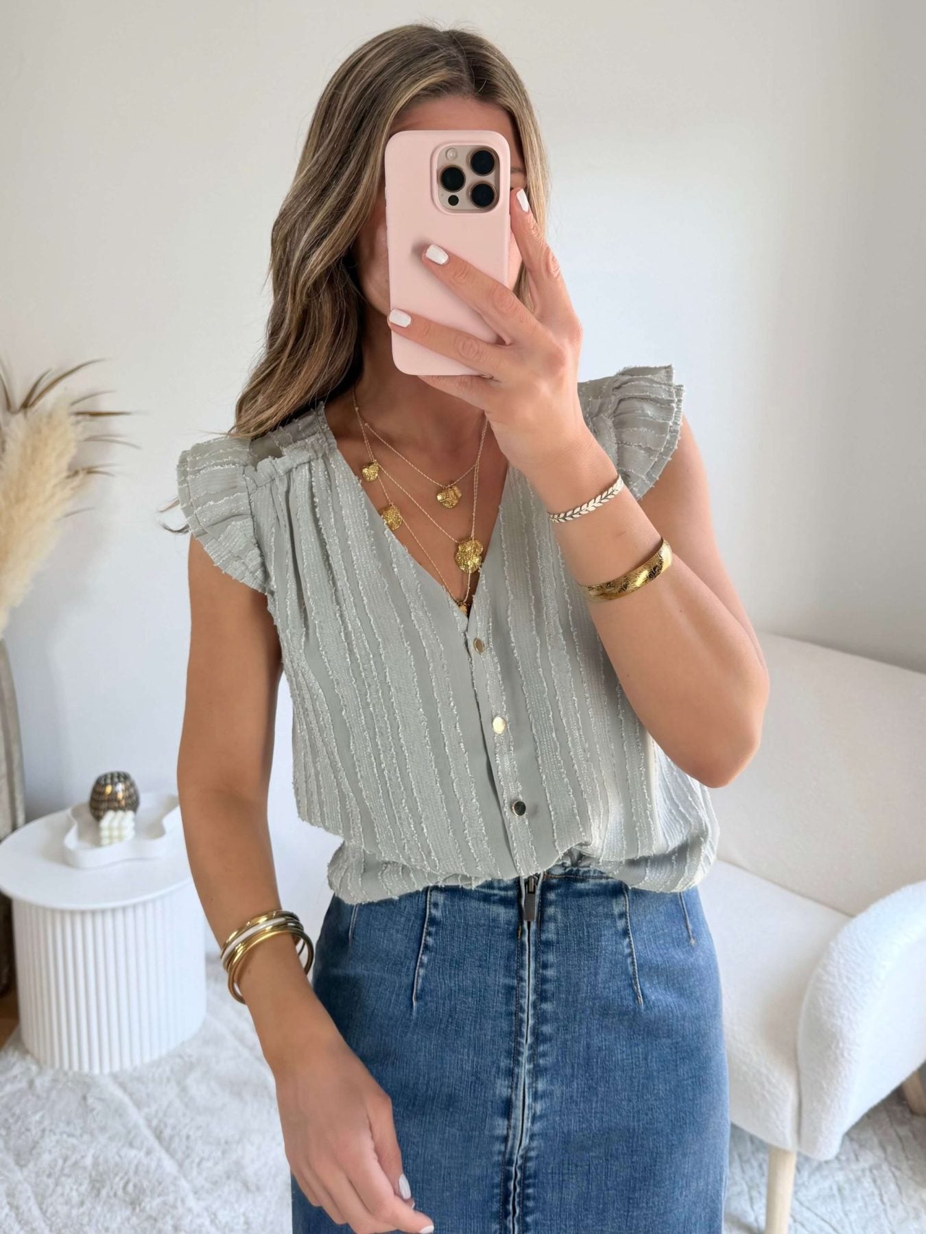 Blouse verte - Laly