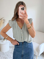 Blouse verte - Laly