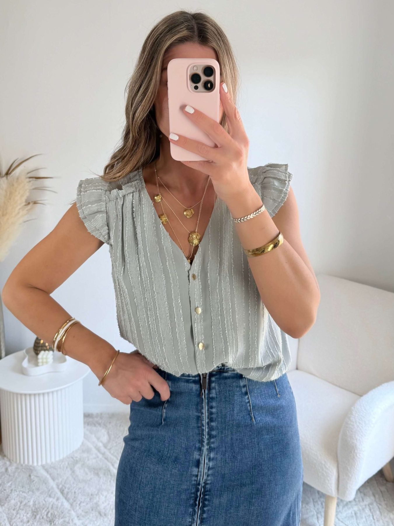 Blouse verte - Laly