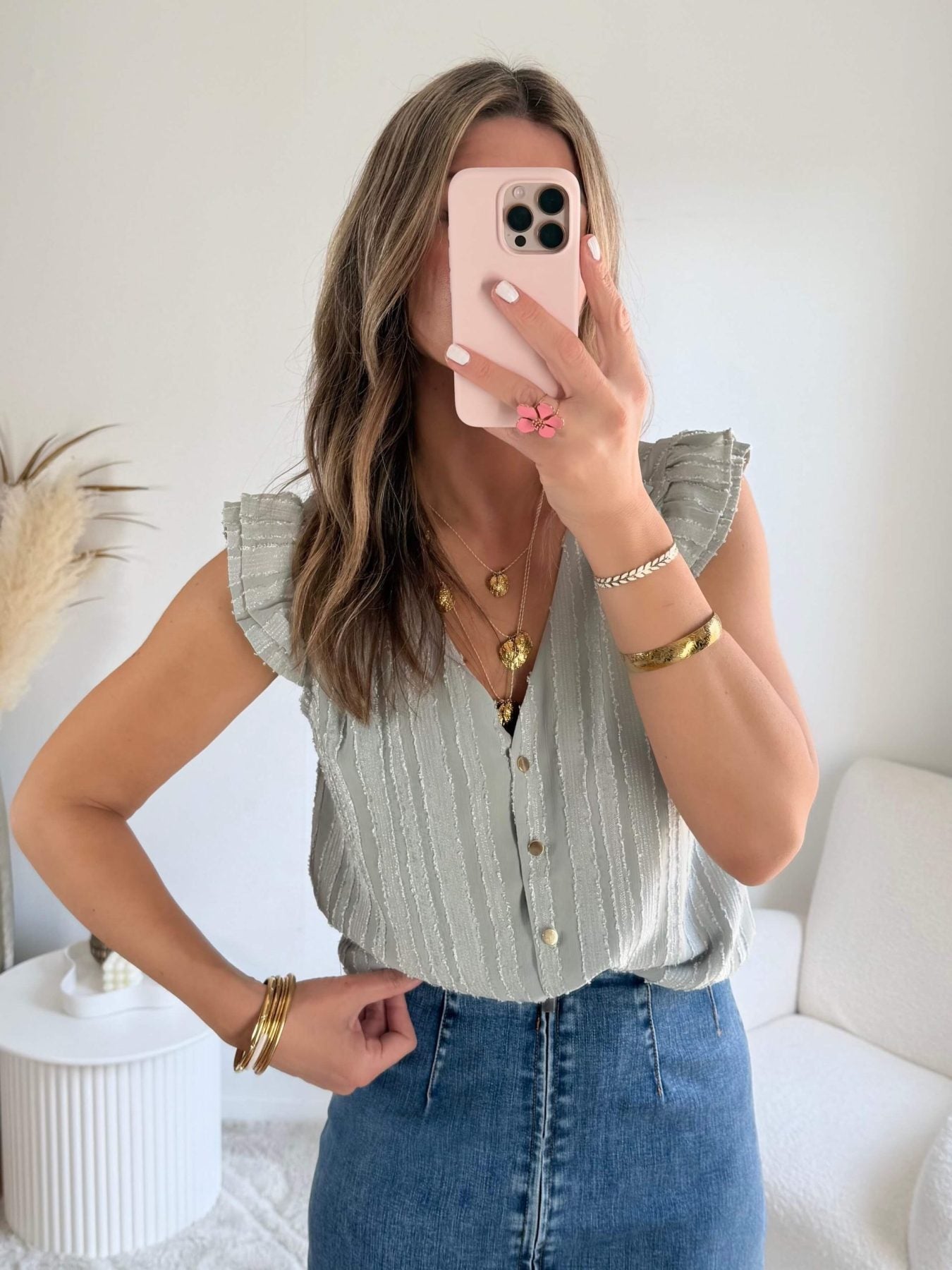 Blouse verte - Laly