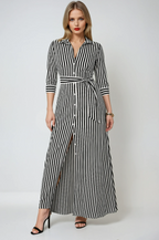 Claire | Robe Maxi Blouse Décontractée Tendance Effortless