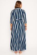 Claire | Robe Maxi Blouse Décontractée Tendance Effortless