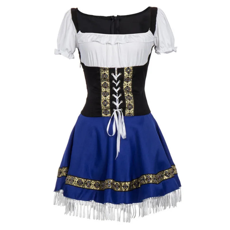 Camille | Costume de Robe Bleue Tendance Élégant